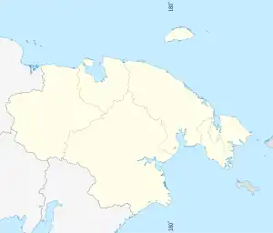 Aliskerovo is located in Chukotka Autonomous Okrug