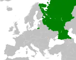 Map indicating locations of Russia and Transnistria