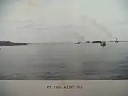 Russian fleet in the open sea