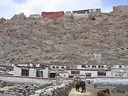 Rudok village and dzong