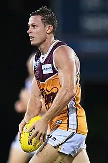 Ryan Lester playing for Brisbane in 2019