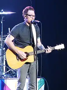 Stevenson performing in 2015