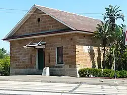 Ryde police station, designed by Mortimer Lewis, located on Victoria Road