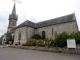 The parish church in Séglien