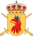 Coat of the arms of the South Scanian Regiment (P 7/Fo 11) 1994–2000 and the South Scania Group (Södra skånska gruppen) 2000–present.