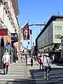 Søndergade is pedestrianized