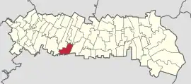 Location in Ialomița County