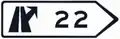 S-341Immediate exit destination signs towards conventional highway