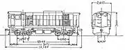 EMD GA8 line drawing