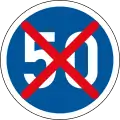 End of minimum speed limit