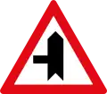 Side-road junction ahead