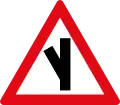 Sharp junction ahead