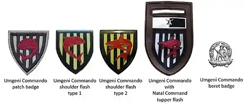 SADF era Umgeni Commando insignia