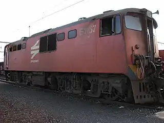 No. E1177 posing as no. E1157, Beaufort West, 1 May 2006