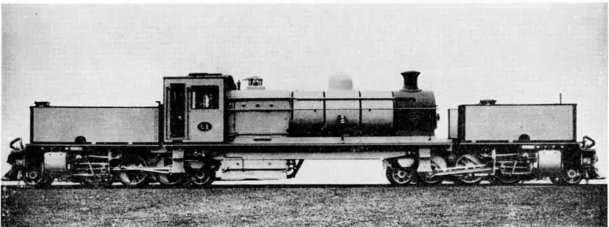 NCCR no. G1, later SAR Class GK no. 2340, as delivered c. 1923