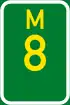 Metropolitan route M8 shield