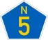 National route N5 shield