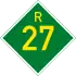 Provincial route R27 shield