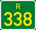 Regional route R338 shield