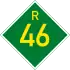 Provincial route R46 shield