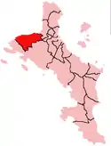 Location within Mahé Island, Seychelles