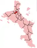 Location within Mahé Island, Seychelles