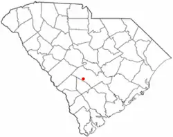 Location in Orangeburg County