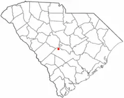 Location in Orangeburg County, South Carolina