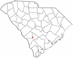 Location of Olar, South Carolina