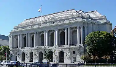 War Memorial Opera House, home of San Francisco Opera and San Francisco Ballet