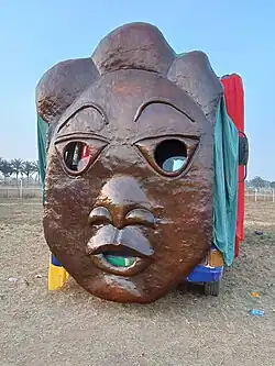 Nok plastic head on a truck during the SK Fest 2023, Township Stadium, Kafanchan