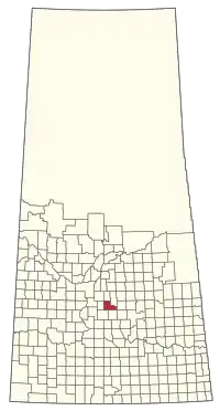 Location of the RM of Morris No. 312 in Saskatchewan