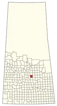 Location of the RM of Wolverine No. 340 in Saskatchewan