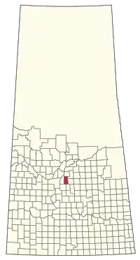 Location of the RM of Grant No. 372 in Saskatchewan