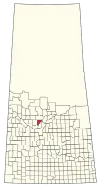 Location of the RM of Blaine Lake No. 434 in Saskatchewan