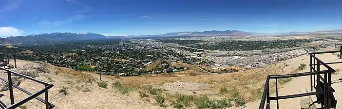 View of Salt Lake City from Ensign Peak