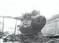 SM U-12 in Italian dock with heavy damage