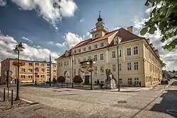 Town Hall in Olsztynek, seat of the gmina office