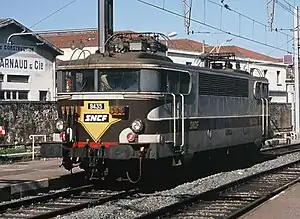 Picture of electric locomotive