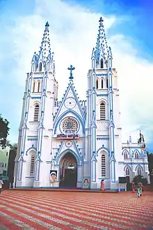 Front view of St Mary's Cathedral