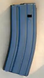 Standard issue 30-round M16 magazine.