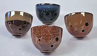 Selection of novelty "teacarinas" that are also functional teacups