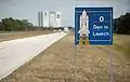 STS-129 launch countdown sign