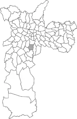 Location in the city of São Paulo