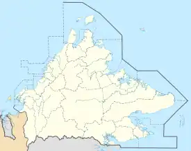 Weston is located in Sabah