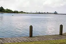 View of the lake from shore