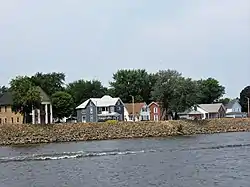 Sabula, Iowa from the Mississippi River