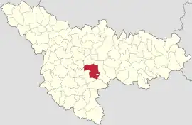 Location in Timiș County