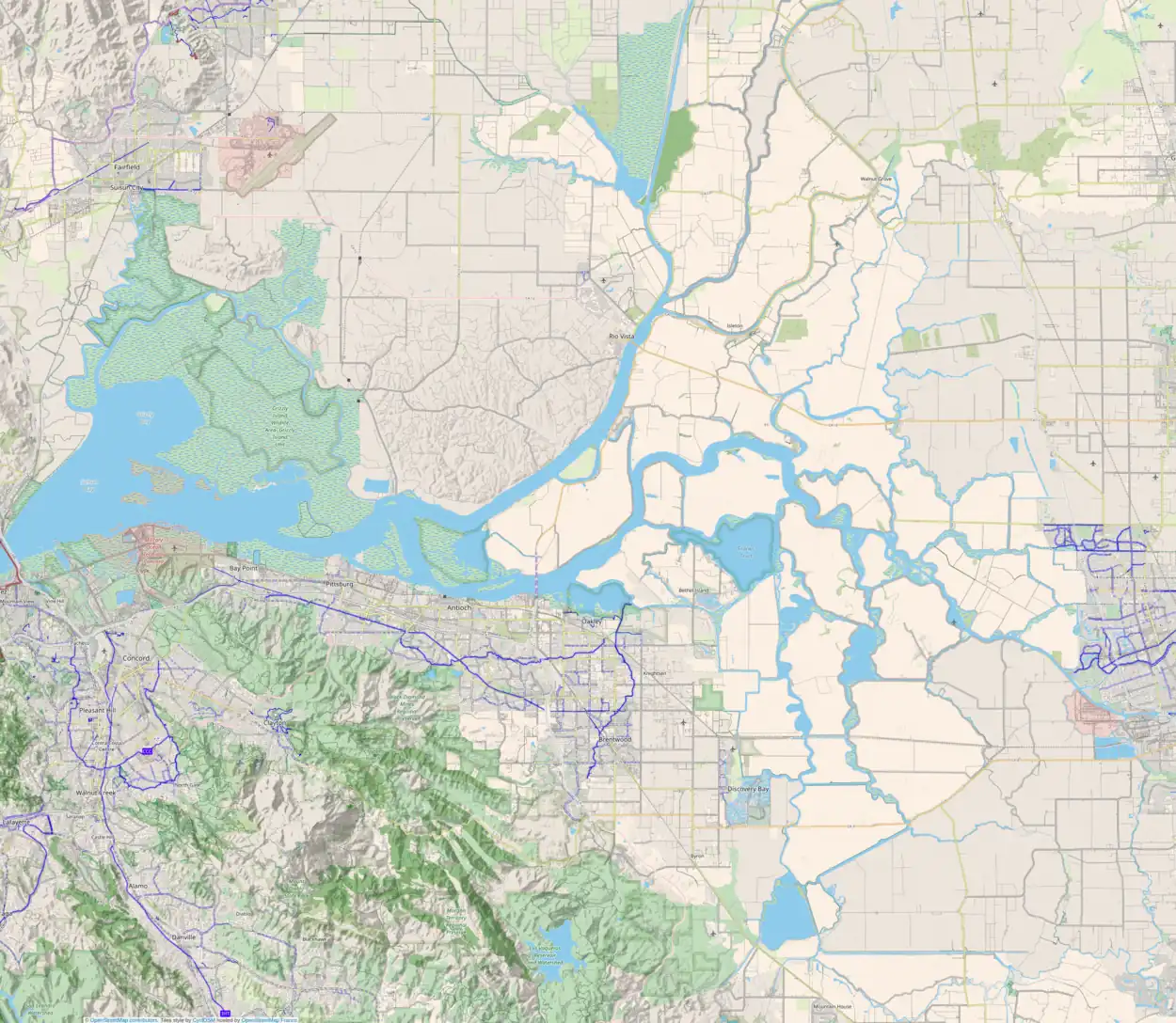 Andrus Island is located in Sacramento-San Joaquin River Delta