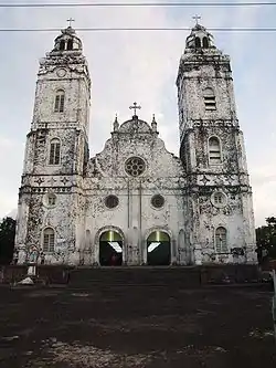 Historic church in Safotu village, Savai'i